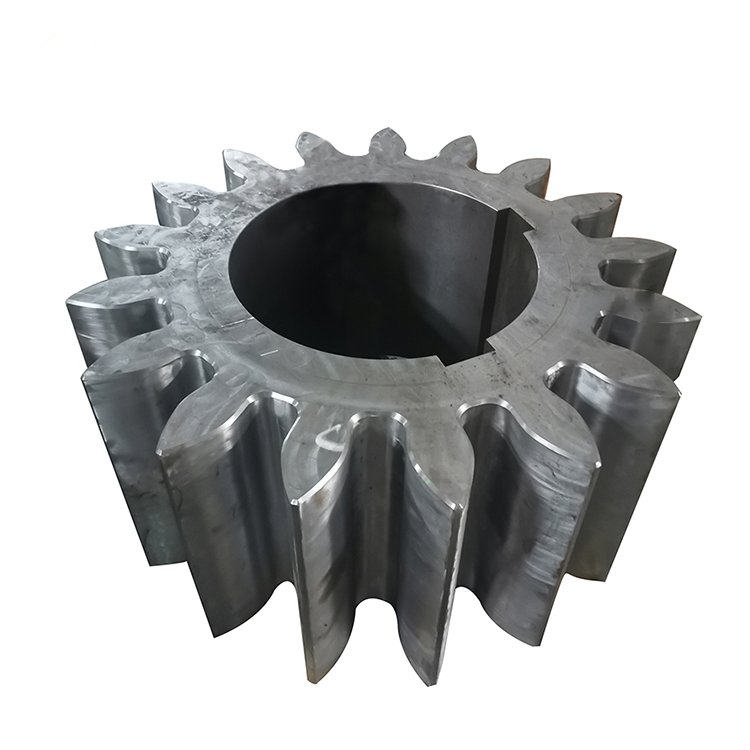 Большой модуль высокой точности CNC фрезеровка кованая стальная прямозубая шестерня