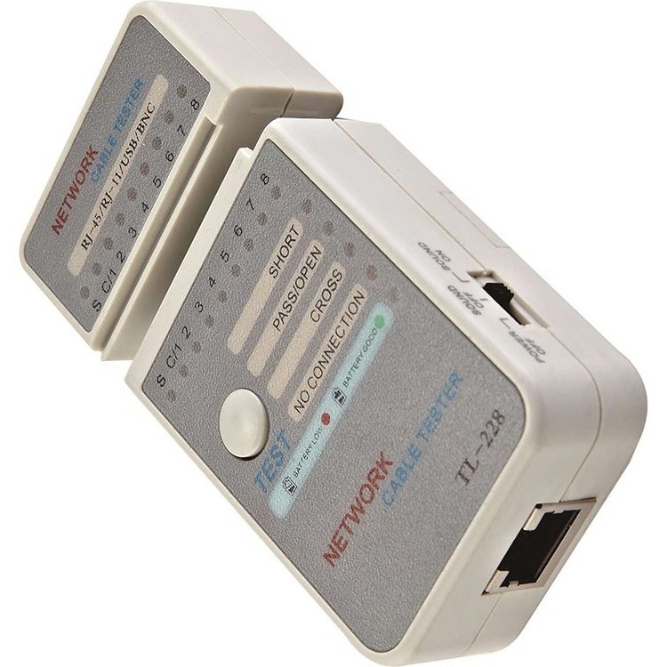 Мини для RJ45(UTP/STP) тестер сетевого кабеля lan