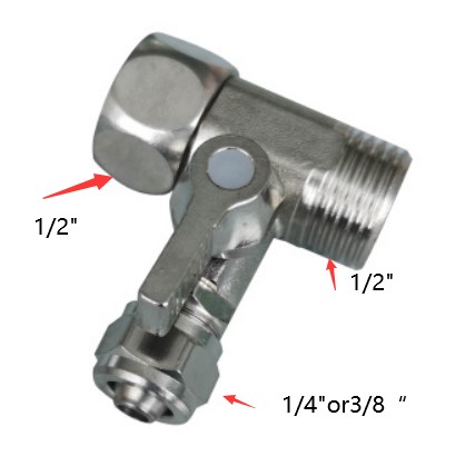 Три способа для Впускной воды purifier1/2"