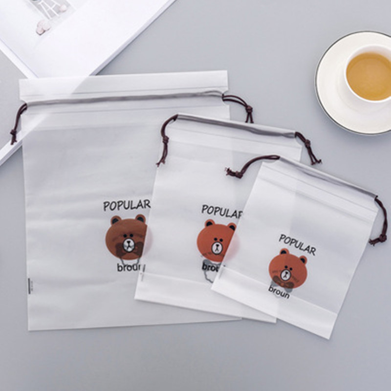 Custom waterproof dust shoe bags travel drawstring packaging bag with logo