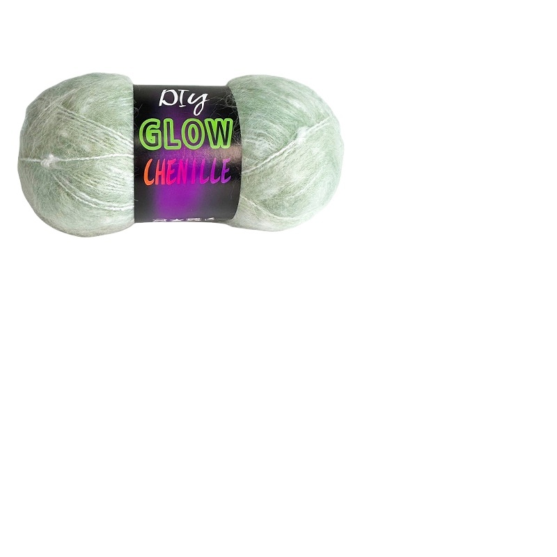 Mohair luminous wool ball 2.5Nm knitted luminous mohair yarn crocheted 50g