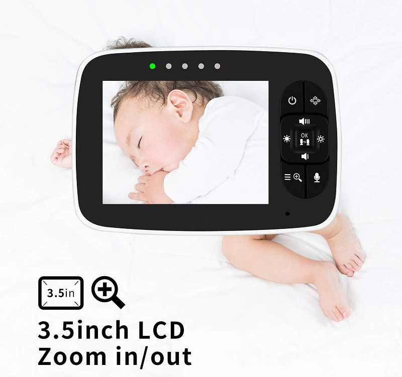 Видеоняня cctv Цвет 3,5 ''ЖК дисплей 2 способа-температура cctv колыбельные ночник мультикамера расширения