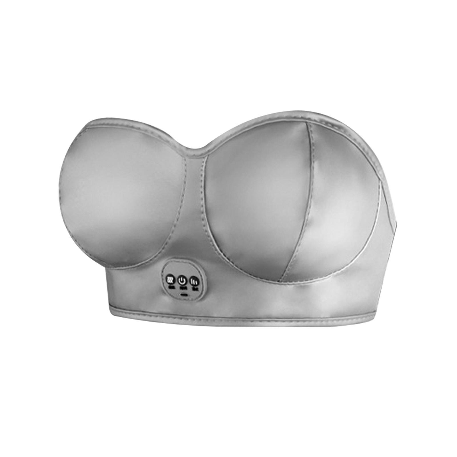 USB Electric Wireless Chest Breast Massager Vibration Massage Machine for Growth Nursing Bra Enlargement Instrument