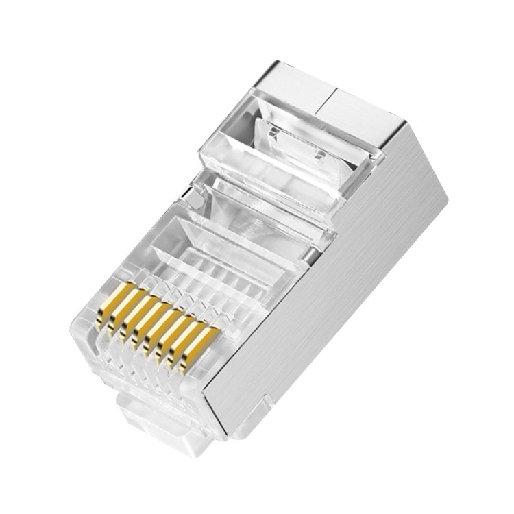 Недорогой позолоченный 8p8c металлический ftp cat5e cat6 cat6a cat7 патч-корд штекер rj45 8pin терминальные заглушки