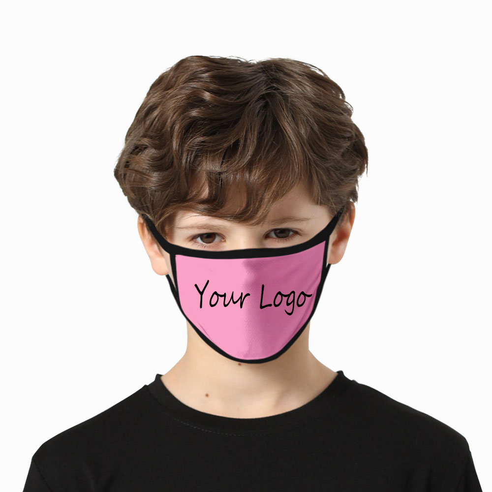 OEM Custom Design Wholesale Washable Cloth Polyester Sunscreen Covers Reusable Breathing Face Fashion Covers for Children
