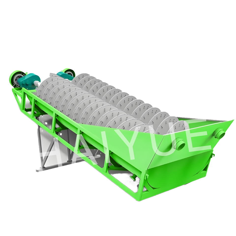 HY-YCL1280*2 Double Spiral Sand Washer Low Power Consumption Screw Sand Washer Mobile Sand washer