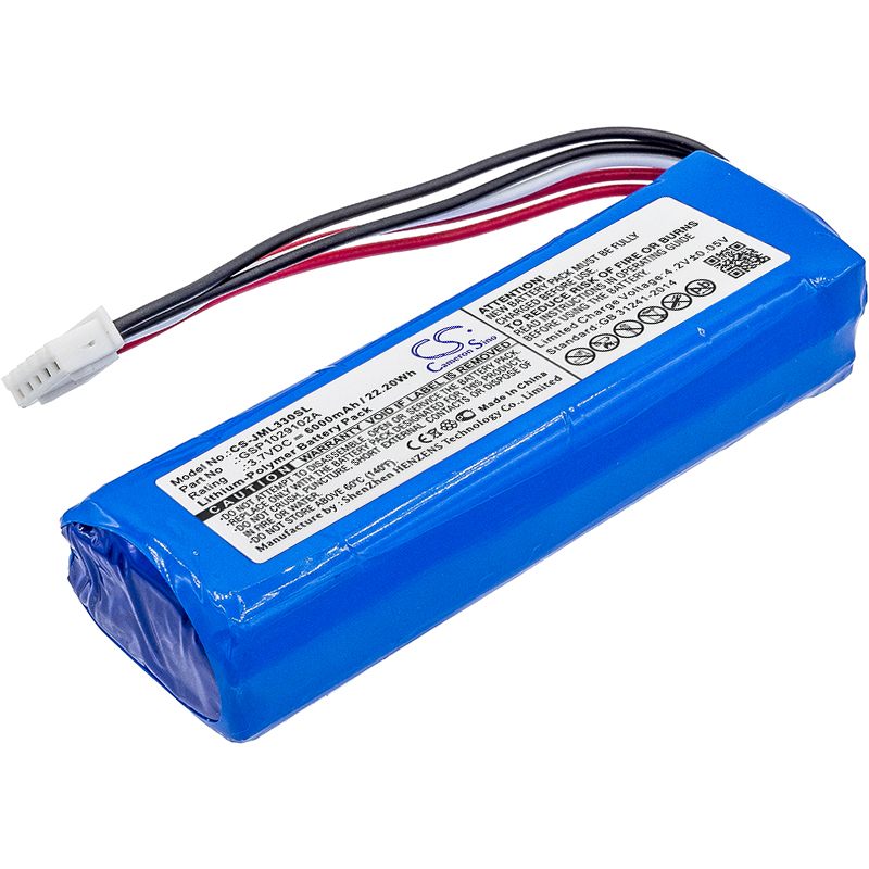 Batterie supplier Cameronsino 3.7V Li-Polymer Replacement Battery for JBL Charge 3 GSP1029102A