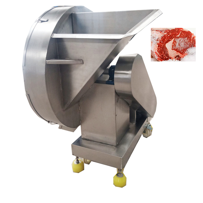 Industrial Frozen Beef Steak Pork Meat Cutter Automatic Large Cold Meat Cutting Machine