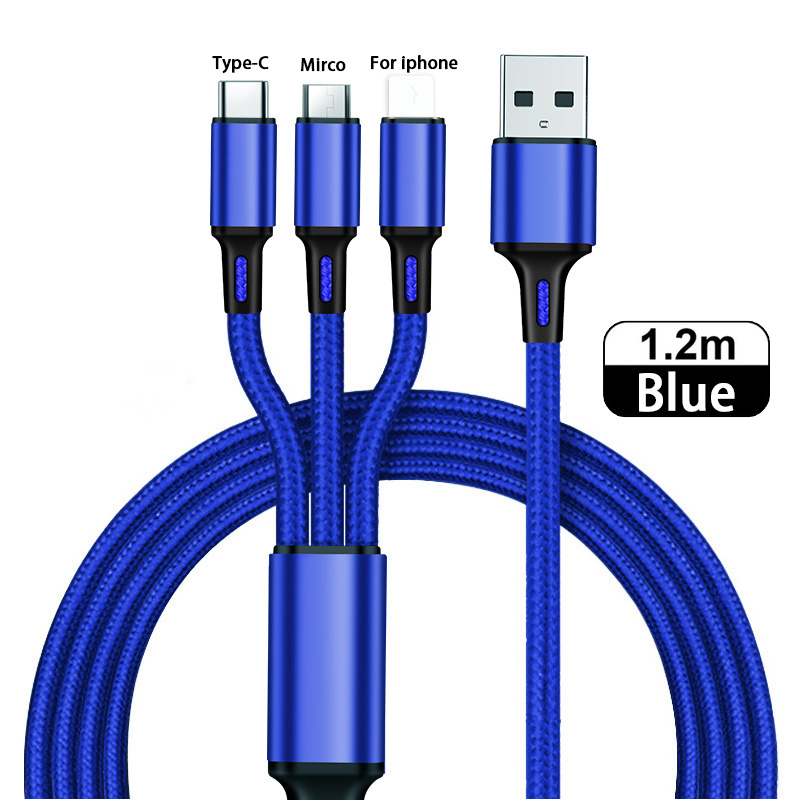 Innoliance Прямая поставка продуктов 2021 type c Быстрая зарядка 3 в 1 usb кабель для мобильного телефона Прямая поставка