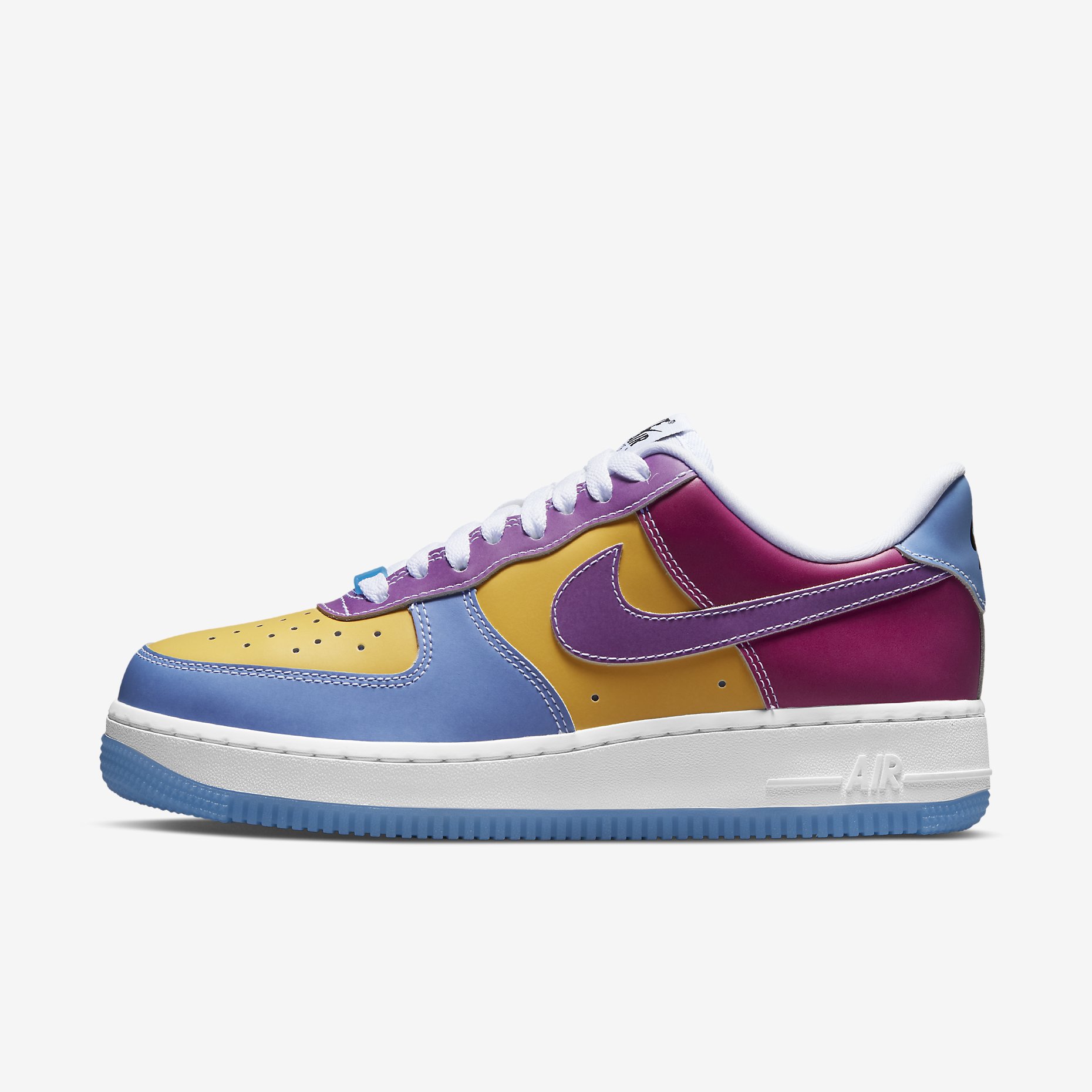 Лидер продаж 2021, женская обувь Nike Air Force 1, фотохромная женская обувь с УФ-изменением цвета