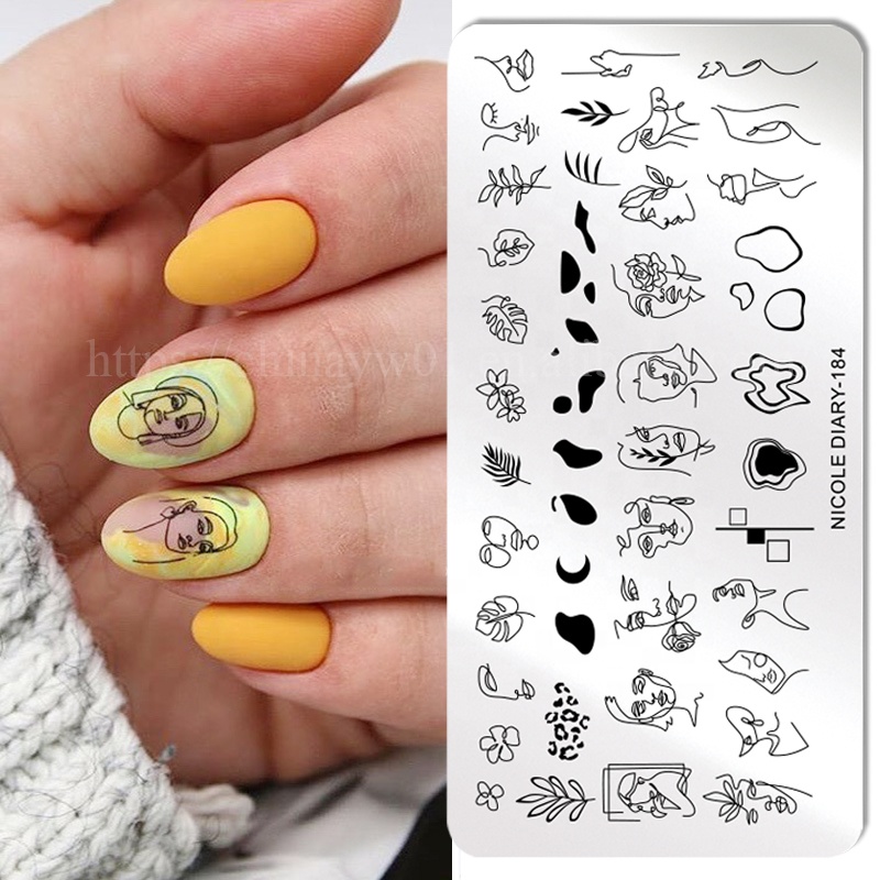 GREENKEM New Design Pure Clear Jelly Silicone Nail Art Stamper Scraper with Transparent Nail Stamp Stamping Tools
