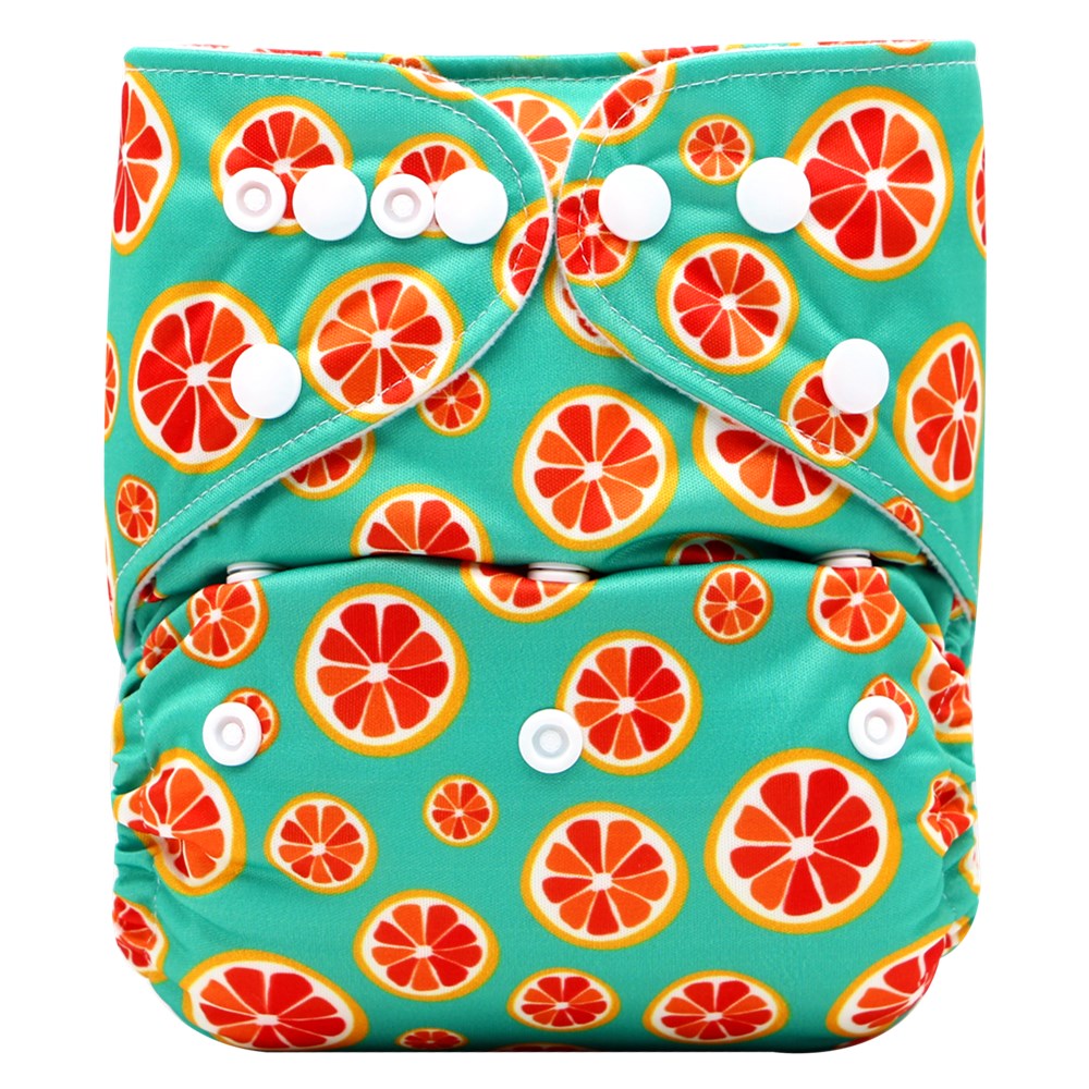Asenappy Super Absorbent Suede Cloth Diaper Washable Pocket Diaper with Microfiber Insert