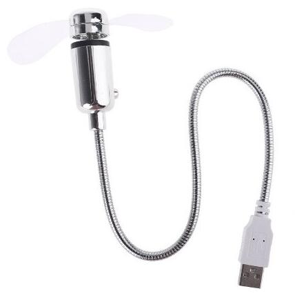 Портативный Гибкий мини USB-вентилятор для ноутбука, гибкий мини-гаджет, гибкий вентилятор, Крутые гаджеты