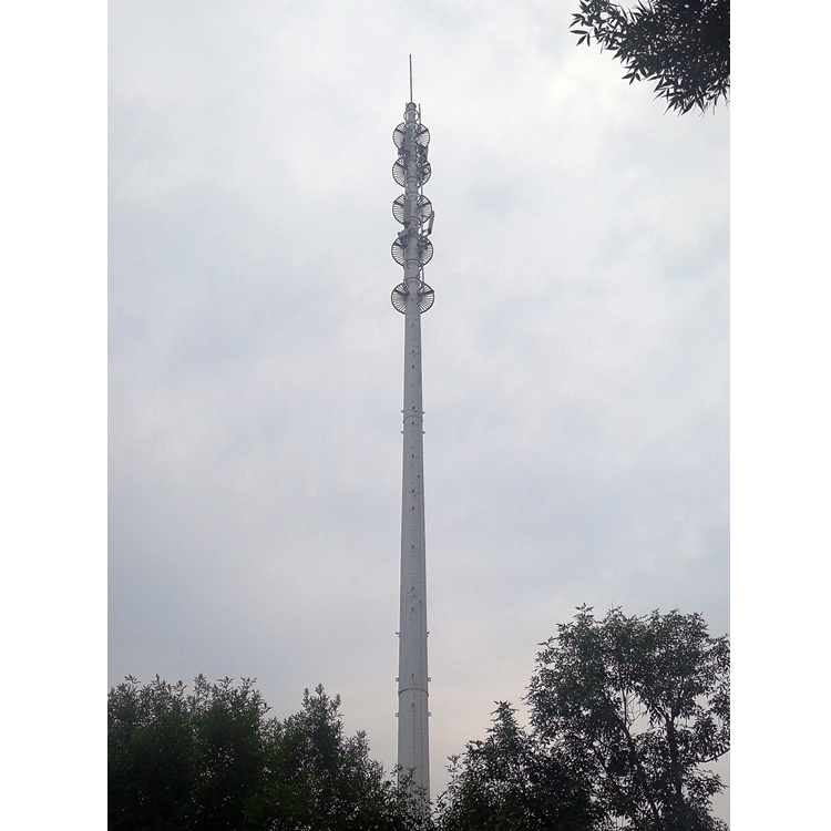 Стальная телекоммуникационная безопасная gsm мачтовая башня