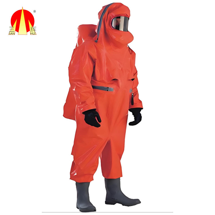 Arabic Fabric Nomex Firefighter Suit with Backpack Safety Clothing