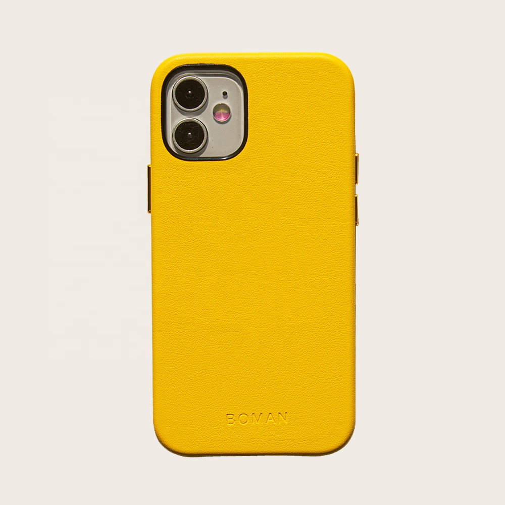 New Arrivals Boman pu leather phone case for iphone 12/11 mini pro max