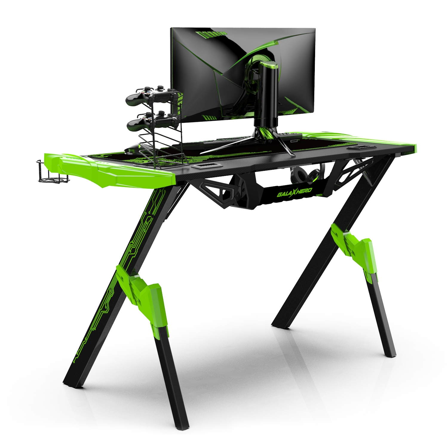 Новый дизайн RGB Светодиодный светильник для игрового стола rgb 2020 игровой стол для ПК компьютерный стол с 1200 мм МДФ Рабочий стол