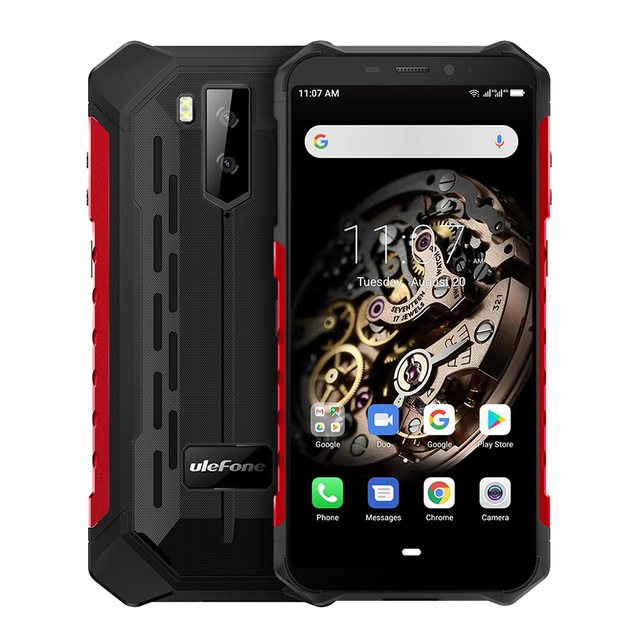 Ulefone Power X5 прочный смартфон Android 10 IP68 5,5 дюймов, 3 Гб оперативной памяти, 32 Гб встроенной памяти, 5000 мА/ч, мобильный телефон, 4G, NFC, две sim-карты, мобильный телефон
