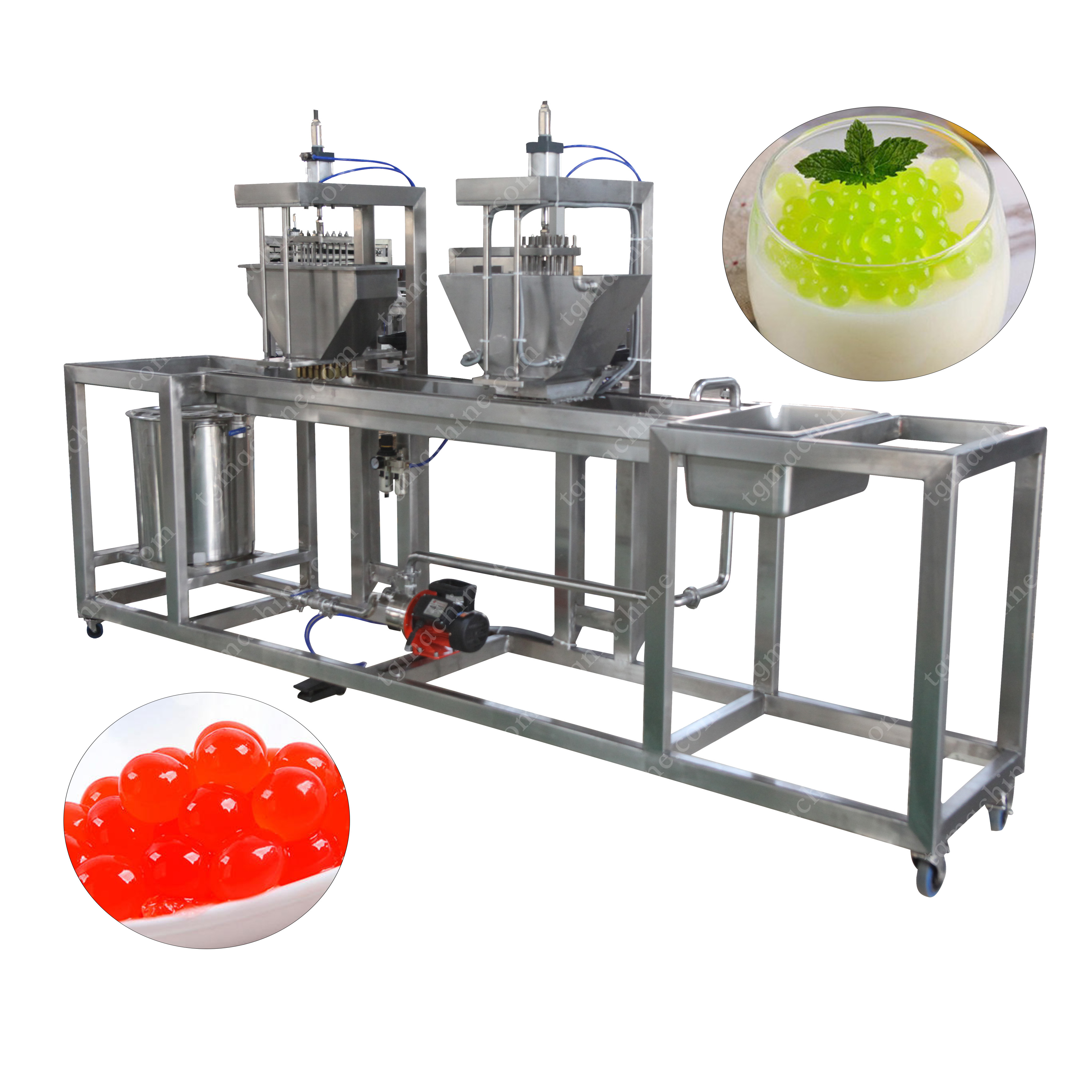stable performance semiautomatic popping boa bursting boba making machine
