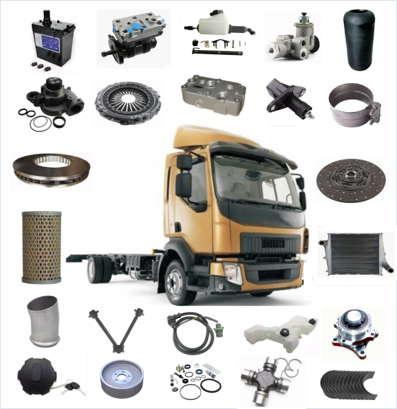 Запчасти для грузовиков VOLVO FL7 volvo fh12, запчасти для грузовиков