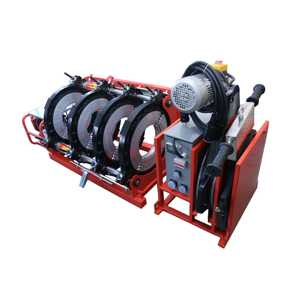 280-500 мм, пластиковые полиэтиленовые трубы HDPE, полуавтоматическая сварочная машина