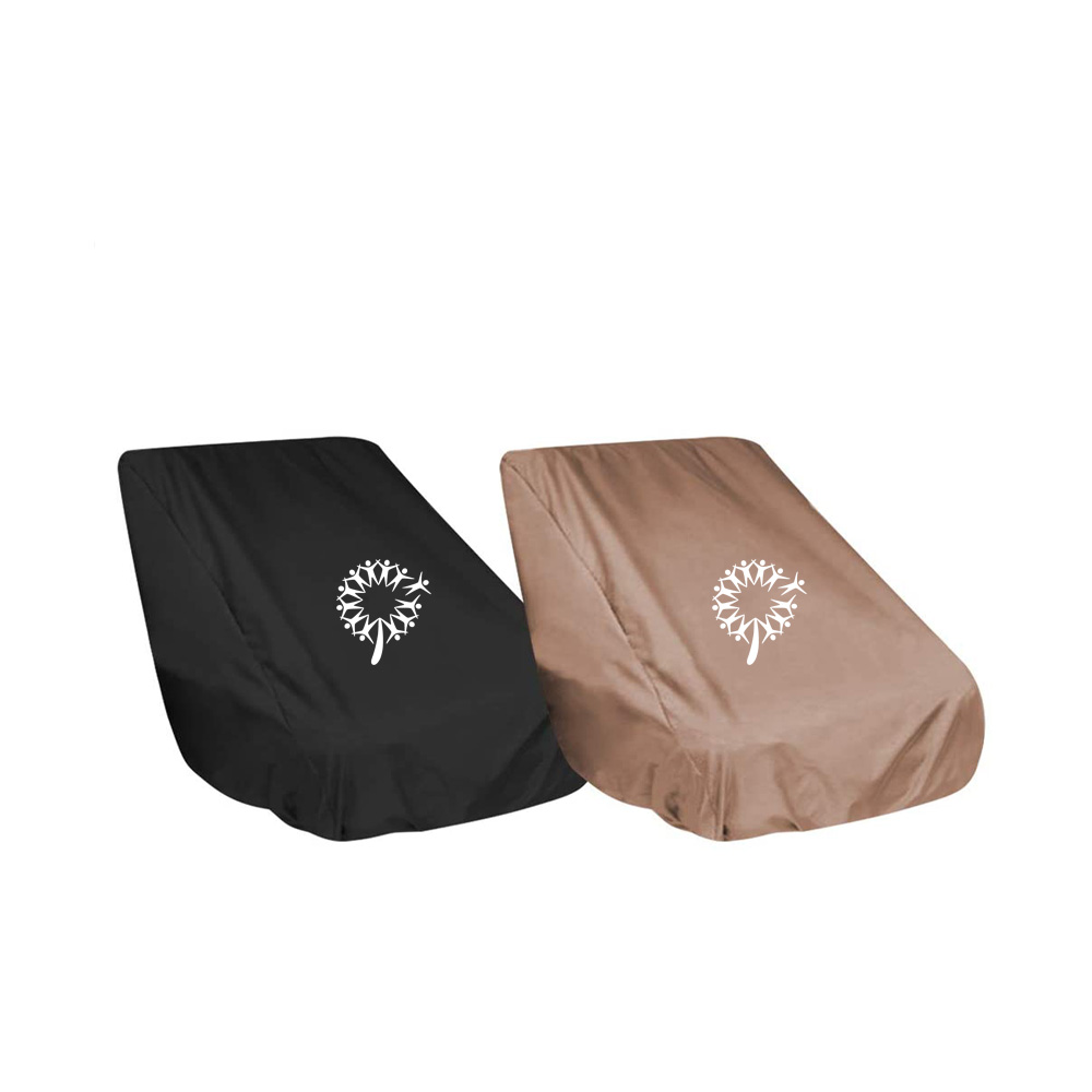 300D 40 inch Custom Logo Windproof Tear Resistant Patio Lounge Deep Seat Chair Cover