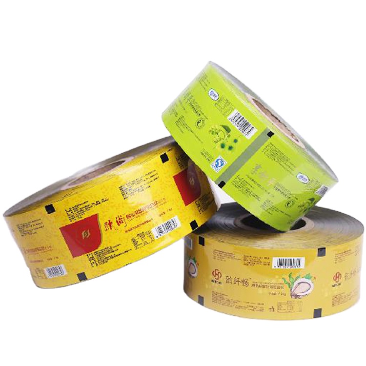 Food Grade Food Packaging Material Roll Film Laminated Plastic Packaging Roll Film