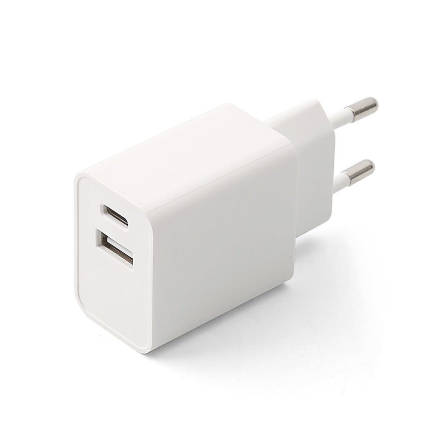 Amazon Hot Selling 18W PD Charger EU Plug with CE RoHs and ERP Certification