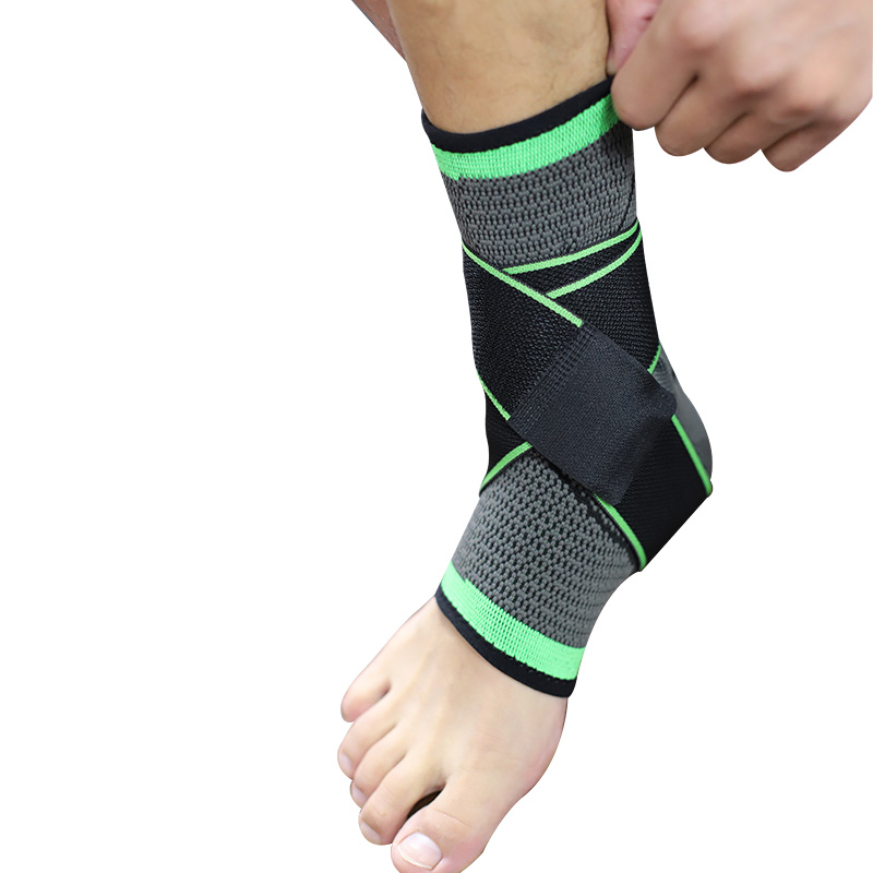 Compression Ankle Support Bandage Wrap Sports Ankle Brace Outdoor Fitness Ankle Protection Equipment