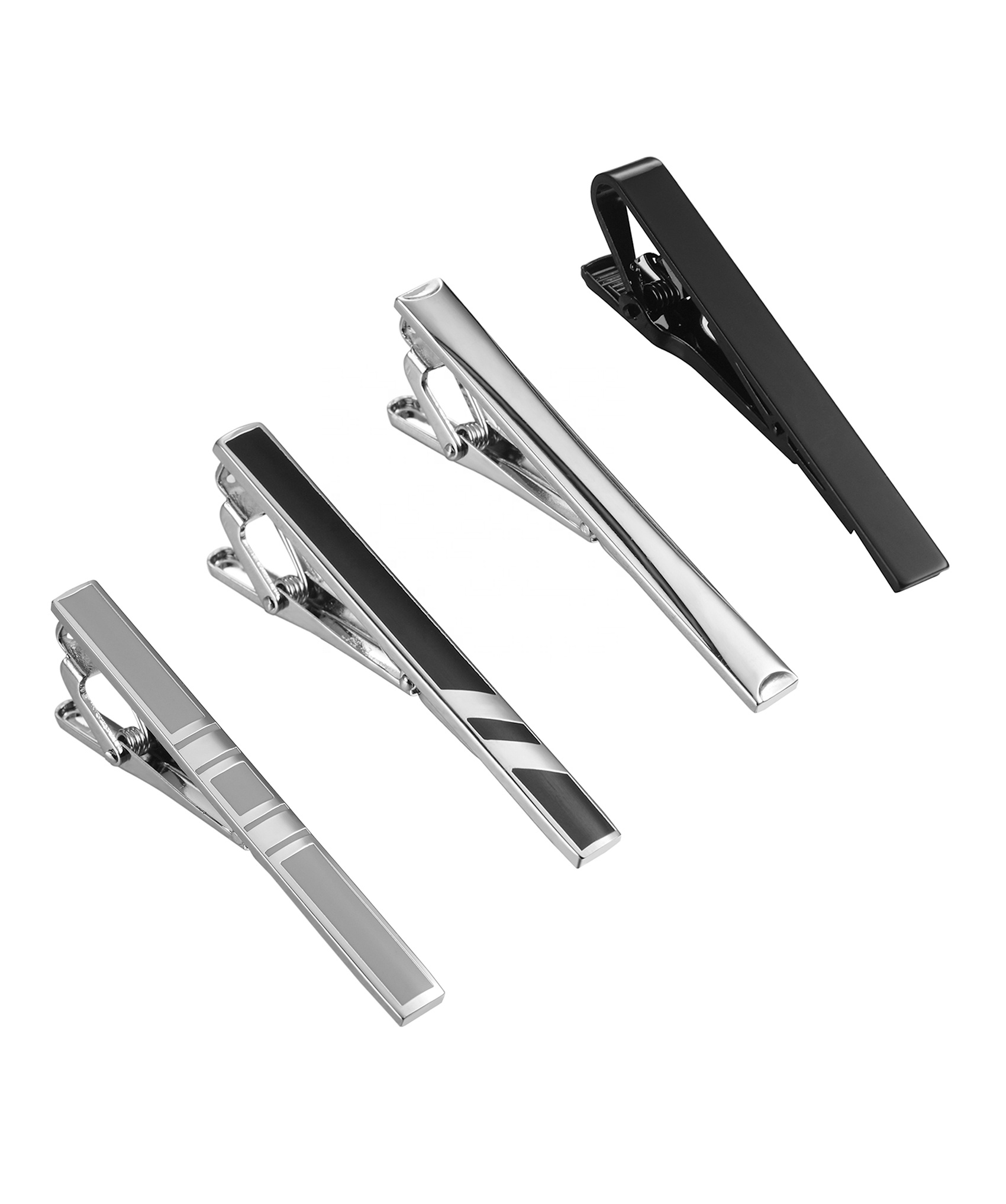 Men Gift High Quality Luxury Custom Neck Tie Bar Clip Tie Pin Professional Wedding Business Tie Clips for Men Women