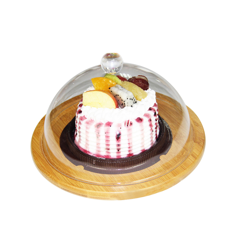 Элегантный дизайн, колокол, купол, деревянная основа, стеклянный купол для торта, поддержка под заказ, высокое качество