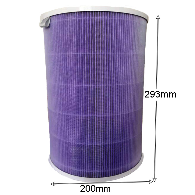 Home Appliance Replacement Activated Carbon Melt-Blown H13 HEPA Air Filters for Xiaomi Air Purifiers
