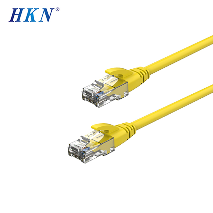 RJ45 Pure Copper 3 Meter UTP FTP Cat5E Yellow Color Computer Patch Cord