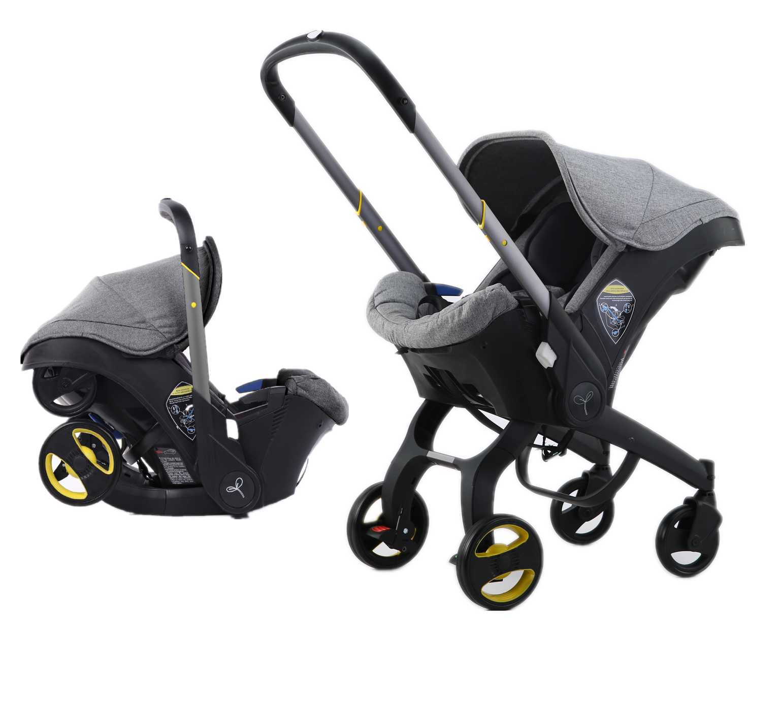Infant Baby Car Seat Stroller 4 In 1 Newborn Baby Bassinet Cradle Type Safety Seat Carrycot Baby Carriage Basket