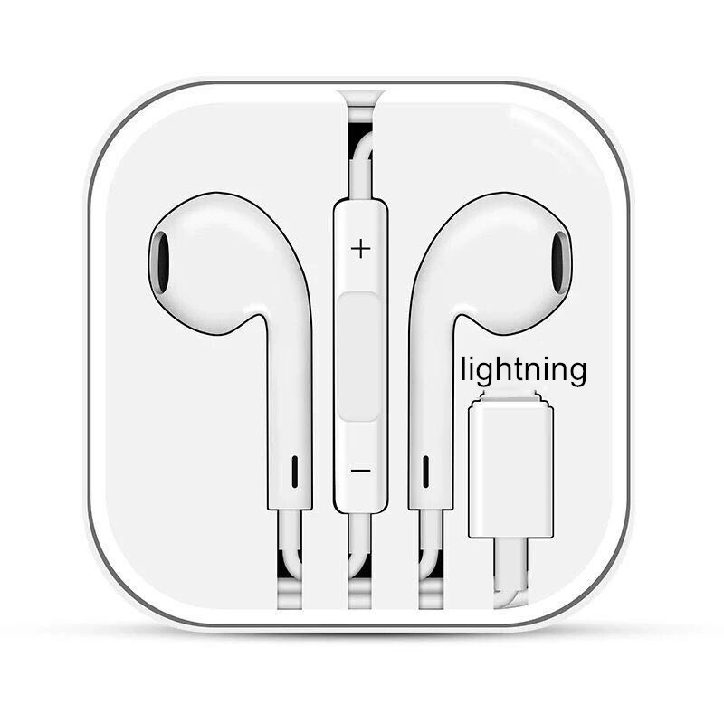 Наушники с микрофоном, проводные стерео наушники для Apple iPhone 8 7 Plus X XS MAX XR iPod, проводные наушники