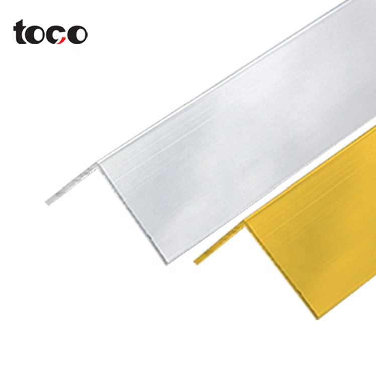 Toco Aluminum L Edging Silver And Metal Corner Protector Furnitures Edge Banding Tapes