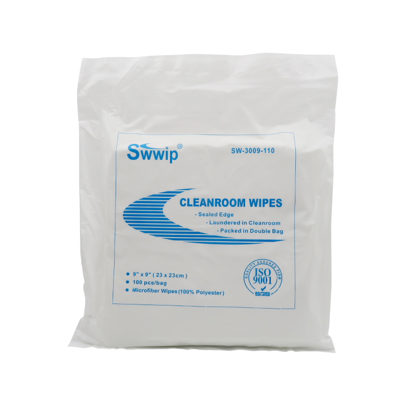 Swwip 3000 series optic lens phone screen soft cleaning cloth 100% polyester sub microfiber cleanroom wipe cleaning wiper