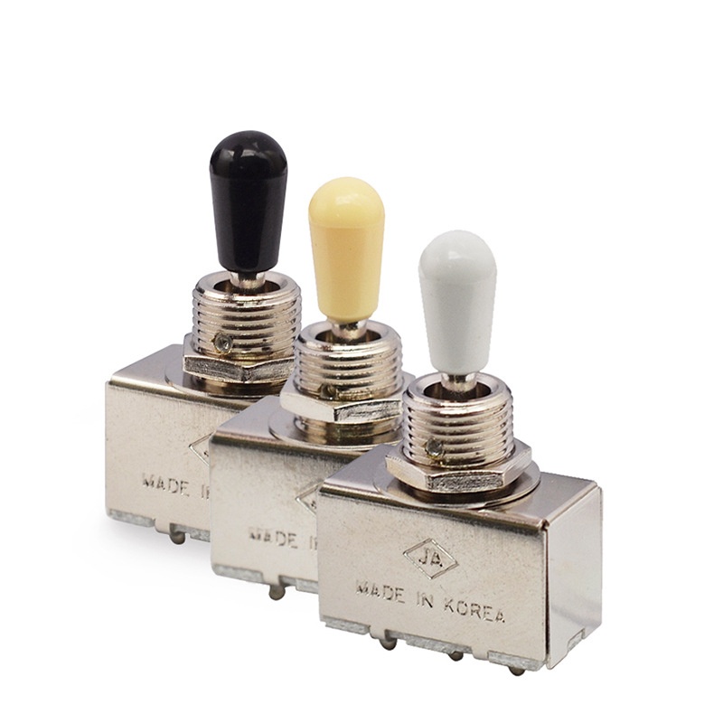 Factory Wholesale Guitar Accessories Enclosed Electric Guitar Gear Shaker Moving Head Triple Gear Toggle Switch Tone Switch