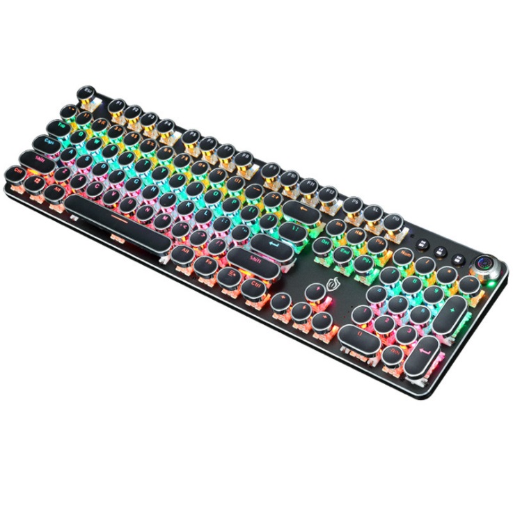 Горячая продажа RGB механическая клавиатура Люминесцентная клавиатура пишущей машинки