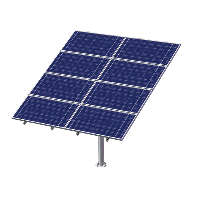Ground Mounted Pole Mounting System For Solar Hot Water Puming