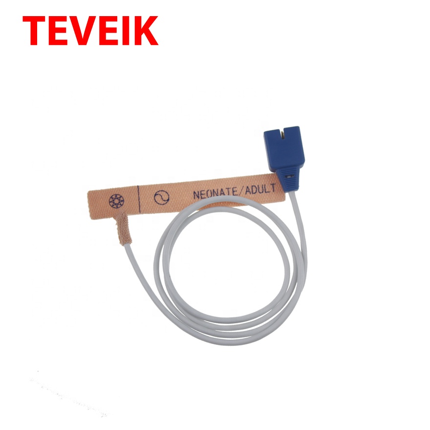 Teveik заводская цена дБ 9pin Oximax Nellcor одноразовый датчик SpO2