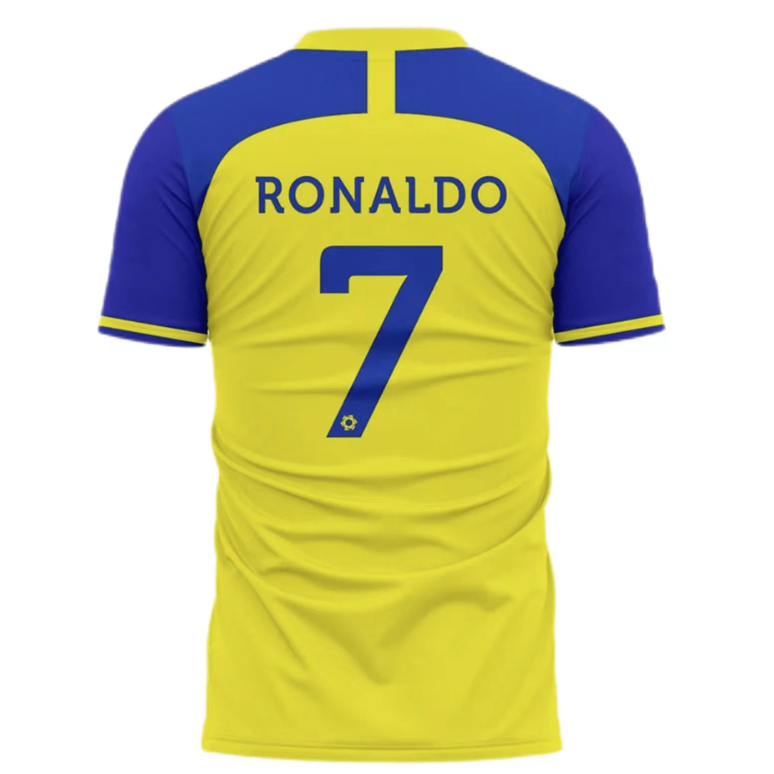 Производитель футбольных Джерси 2023 Al Nassr Роналдо Джерси #7 Домашняя дистанционная третья Мужская + Детская Футбольная форма футбольные рубашки