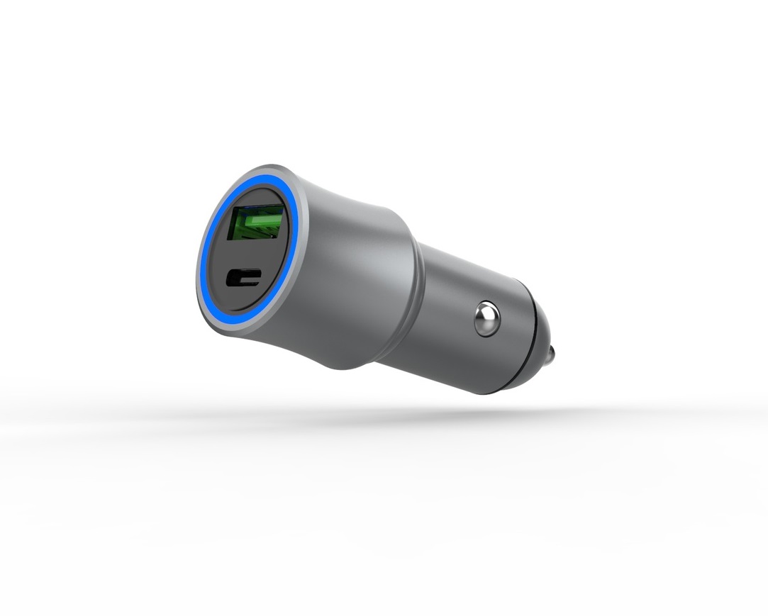 Прямая продажа с фабрики Быстрая зарядка 36 Вт двойное USB зарядное устройство PD и QC3.0 USB Автомобильное зарядное устройство для мобильного телефона Samsung