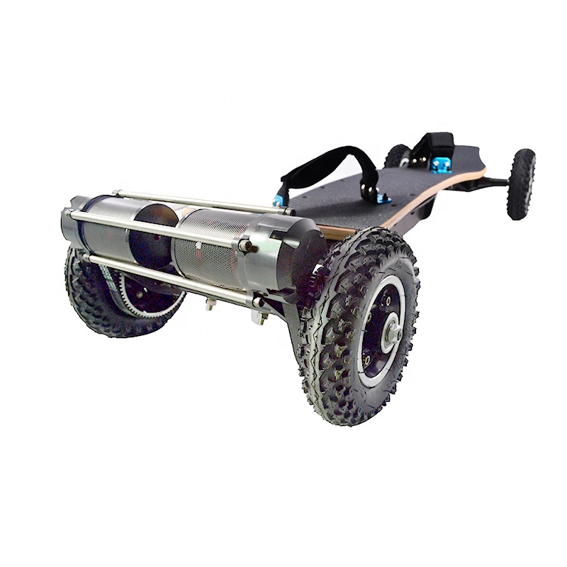 OEM Электрический скейтборд с двойным ремнем motors1650w * 2 внедорожный скейтборд 3300 Вт вездеходный Электрический Лонгборд С дистанционным управлением