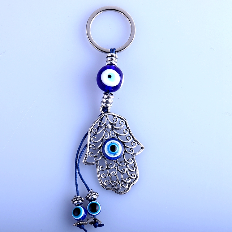 2021 брелок Hamsa с кисточкой, настенный подвесной амулет от сглаза, ручной Фатима, стеклянный брелок
