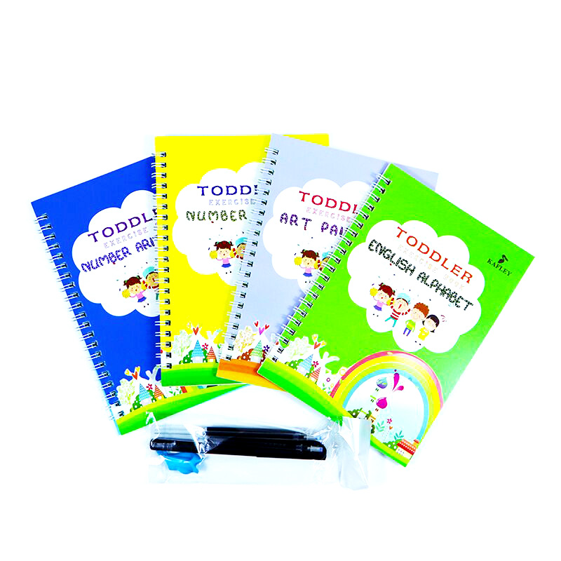 Популярные многоразовые английские рукописные книги для детей