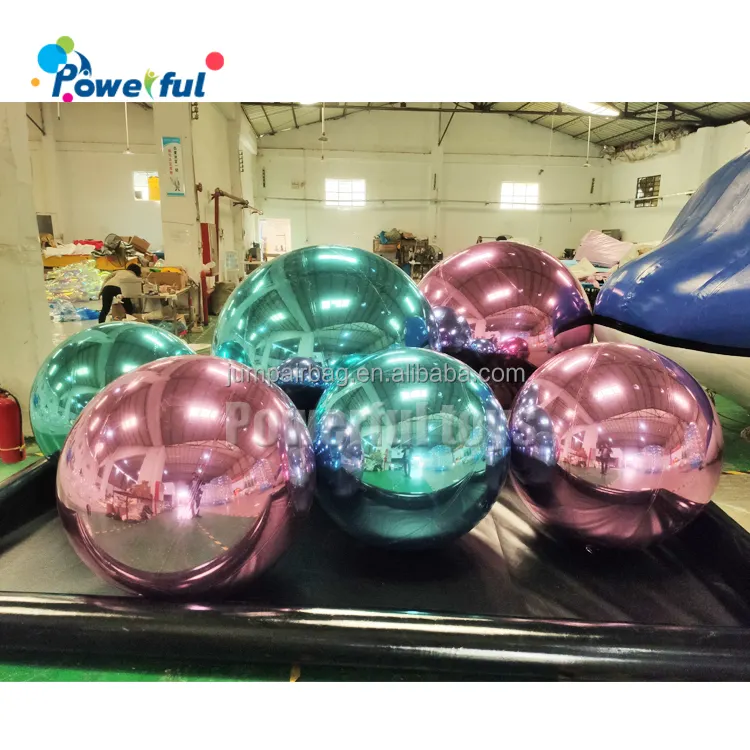 80cm powerful toys Wedding Decoration Event Party Inflatable Mirror Ball Decoration Balloon Large Inflatable Mirror Ball