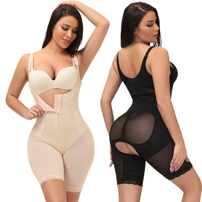 2021 Women Slimming Full Body High compression Reductoras Tummy Control Body Shaper Corset Shapewear Colombianas Faja