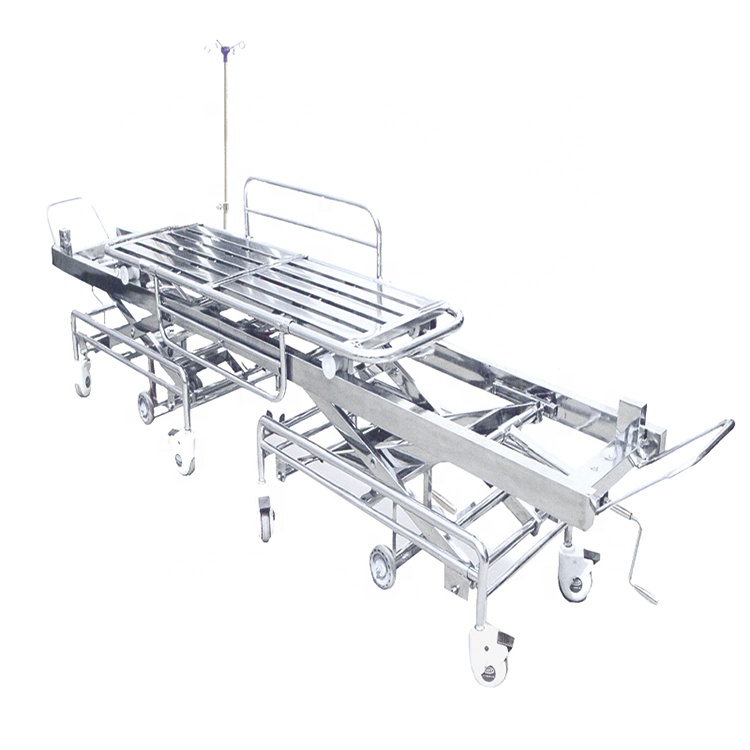 Hospital surgery docking medical patient transfer ambulance stretcher trolley