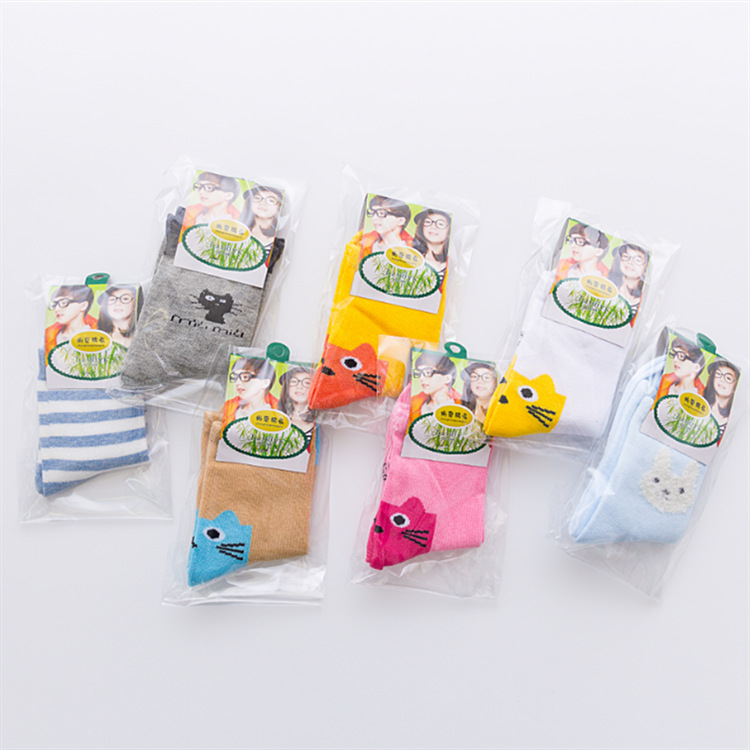 Wholesale Breathable Unisex Muti-color Cute Cheap Autum Spring Summer Children Socks